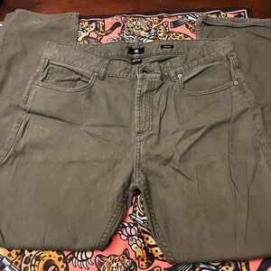 DC Skateboarding Chino Pants Green 34 x 32